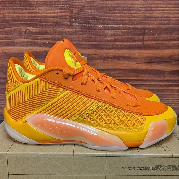 Air Jordan 38 Low Women's 8.5, Men's 7 Dearica Hamby Sunshine Shoes FV3945-700 - Picture 1 of 12